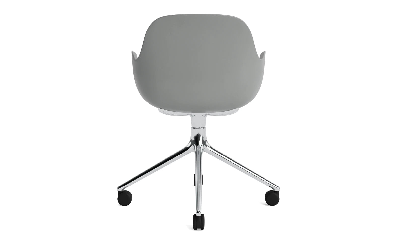 Form Drehsessel 4W Aluminium/Grau in  präsentiert im Onlineshop von KAQTU Design AG. Sessel ist von Normann Copenhagen