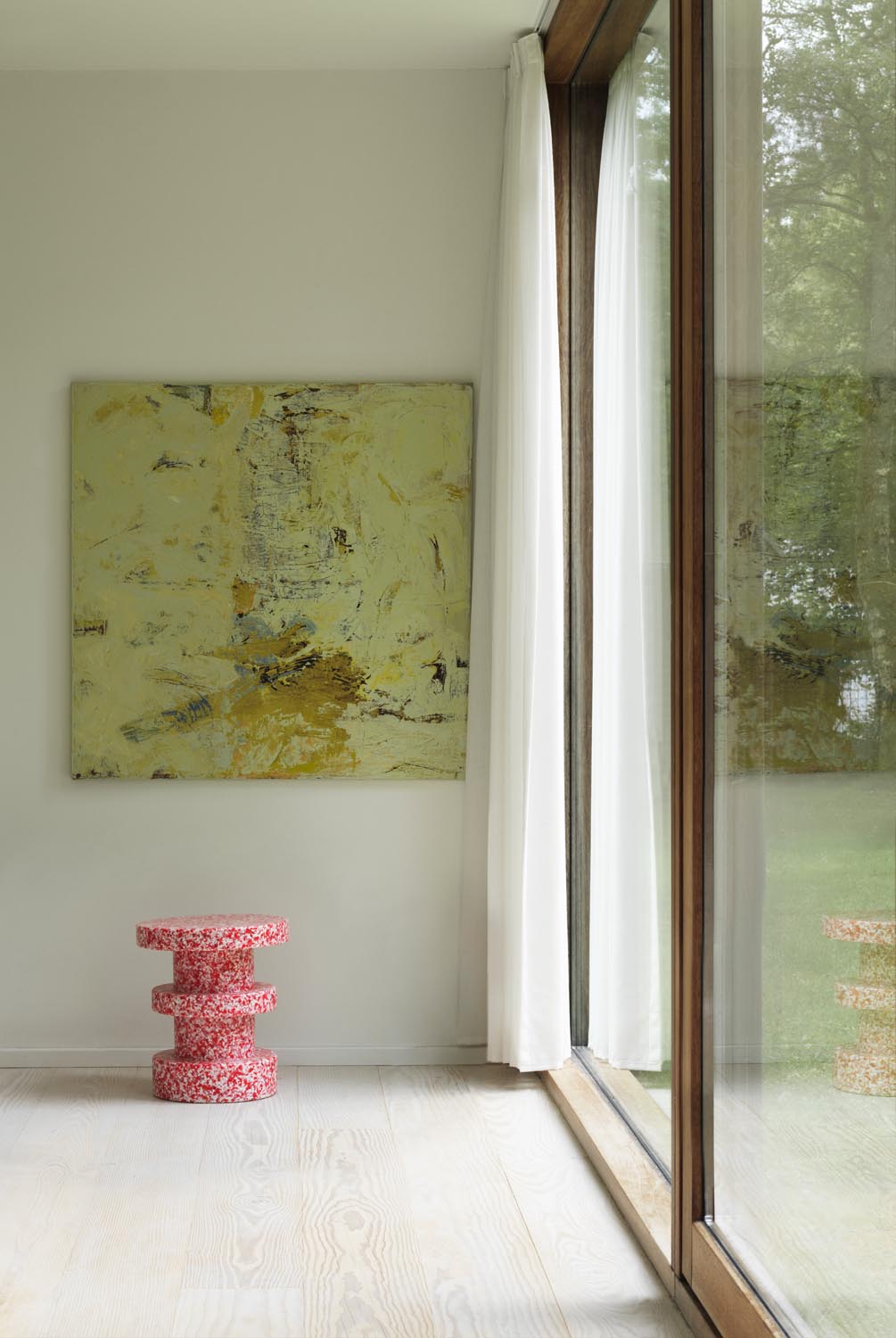 Bit Hocker Stack in Rot präsentiert im Onlineshop von KAQTU Design AG. Hocker ist von Normann Copenhagen