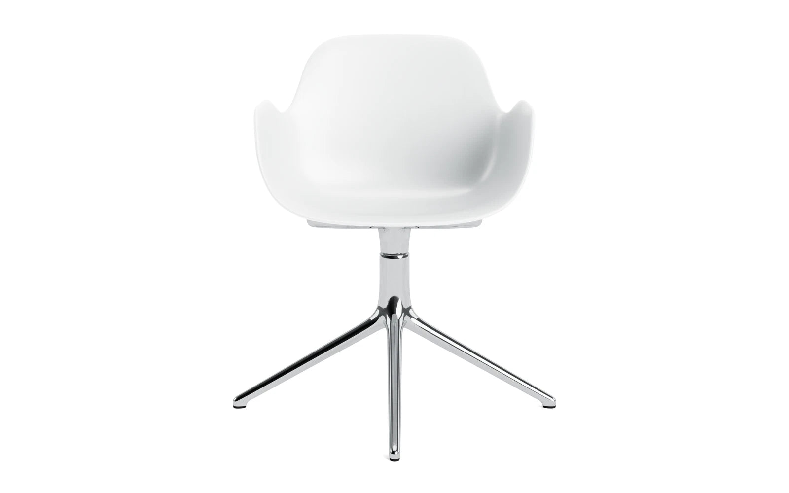 Eleganter Drehstuhl mit Aluminiumgestell, ideal für Büros und Restaurants. Vielseitig und personalisierbar.