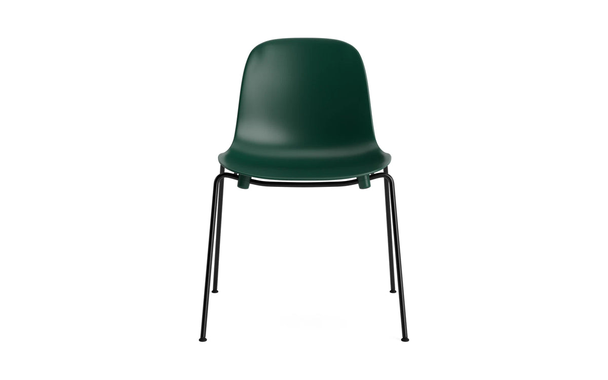 Form Stapelstuhl in Grün präsentiert im Onlineshop von KAQTU Design AG. Stuhl ist von Normann Copenhagen
