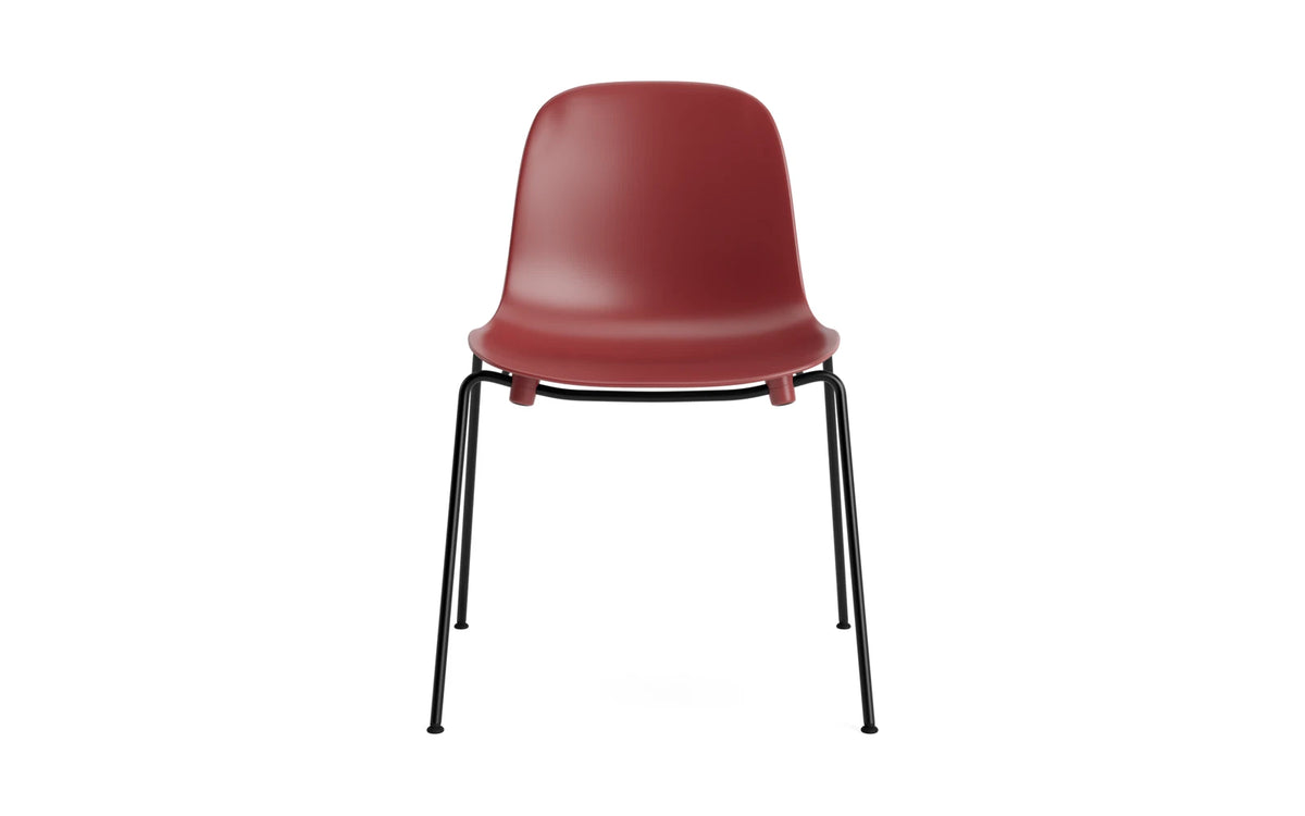 Form Stapelstuhl in Rot präsentiert im Onlineshop von KAQTU Design AG. Stuhl ist von Normann Copenhagen