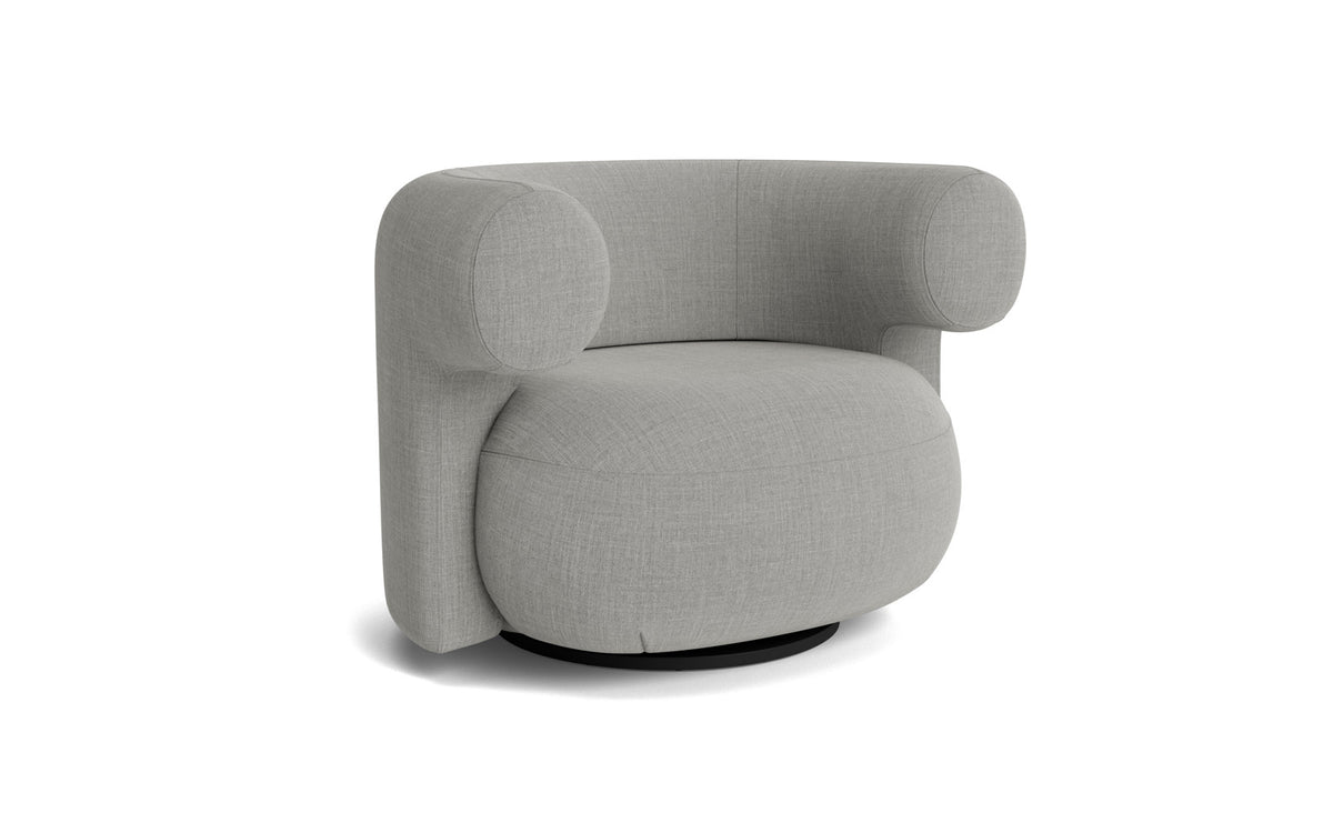 Burra Lounge-Sessel mit Rückdrehfunktion Remix in Remix 133 präsentiert im Onlineshop von KAQTU Design AG. Drehsessel ist von Normann Copenhagen