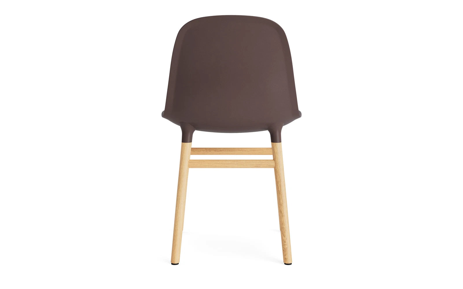 Form Stuhl Braun/Eiche in  präsentiert im Onlineshop von KAQTU Design AG. Stuhl ist von Normann Copenhagen
