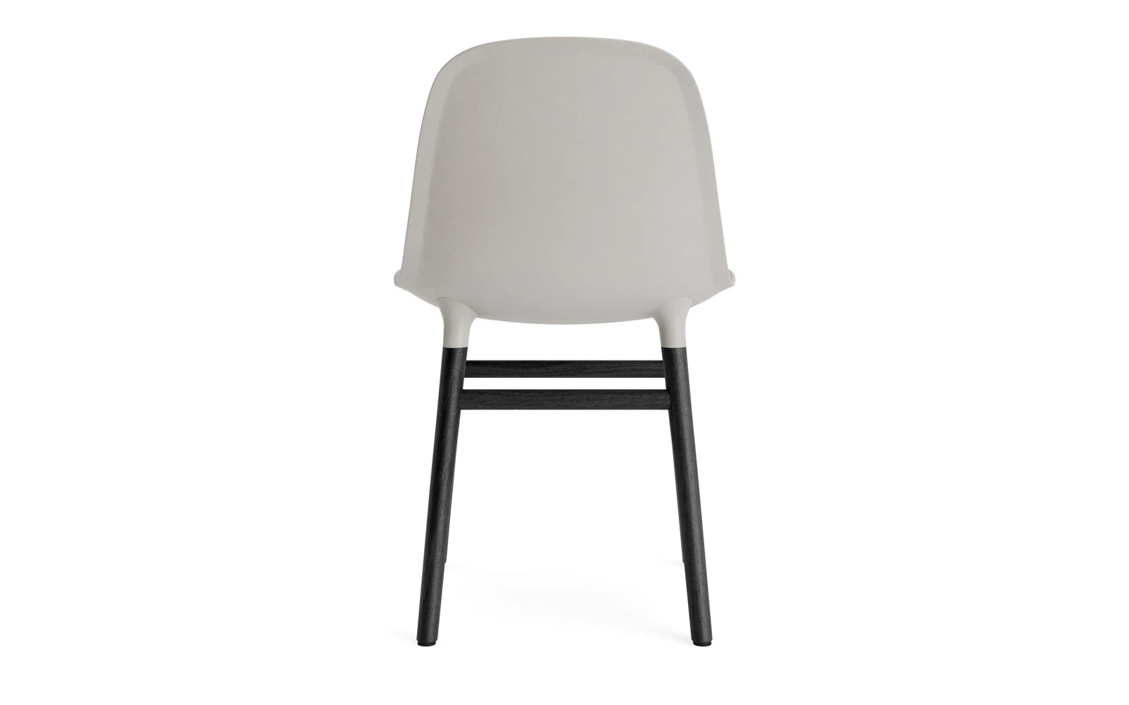 Form Stuhl Warmes Grau/schwarz in  präsentiert im Onlineshop von KAQTU Design AG. Stuhl ist von Normann Copenhagen