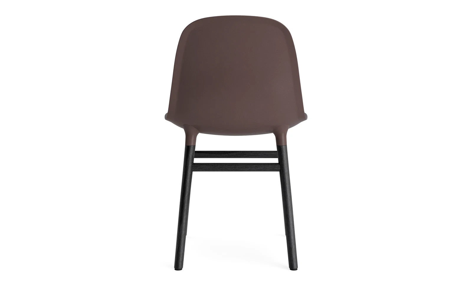 Form Stuhl Braun/schwarz in  präsentiert im Onlineshop von KAQTU Design AG. Stuhl ist von Normann Copenhagen