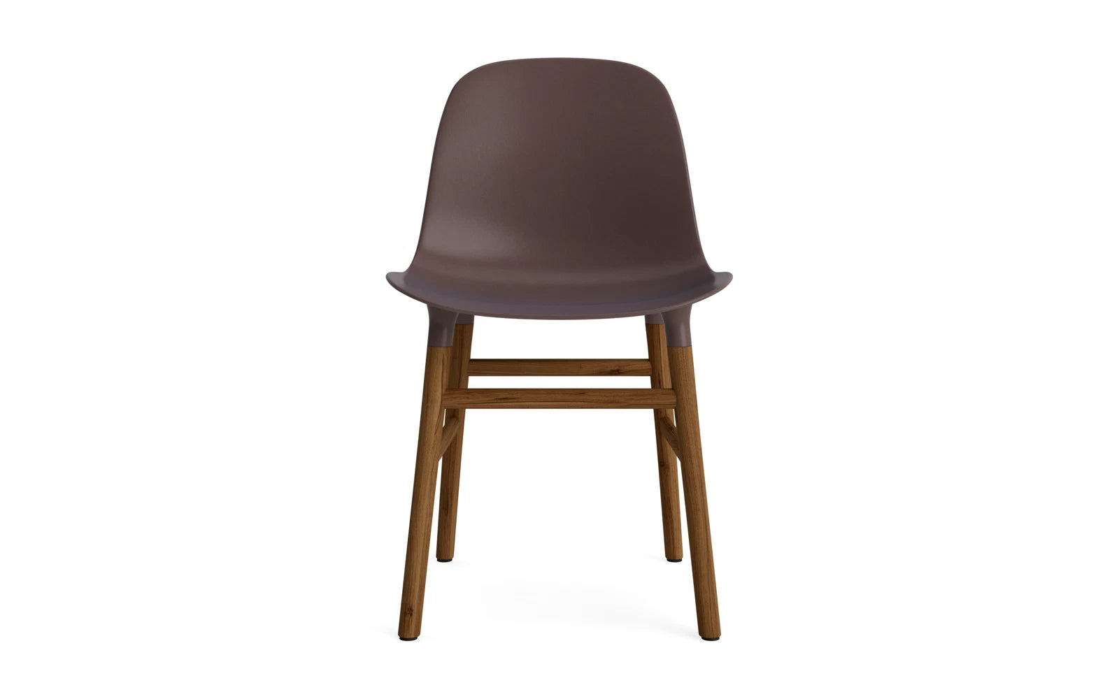 Form Stuhl Braun/Walnuss in  präsentiert im Onlineshop von KAQTU Design AG. Stuhl ist von Normann Copenhagen