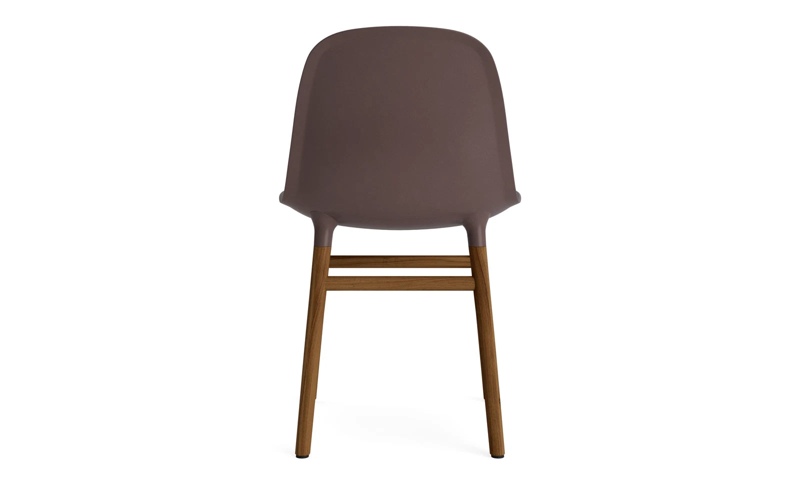 Form Stuhl Braun/Walnuss in  präsentiert im Onlineshop von KAQTU Design AG. Stuhl ist von Normann Copenhagen
