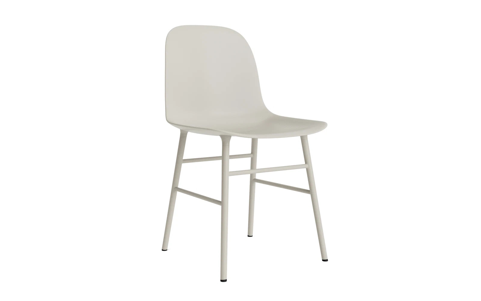 Form Stuhl Hellgrau in  präsentiert im Onlineshop von KAQTU Design AG. Stuhl ist von Normann Copenhagen