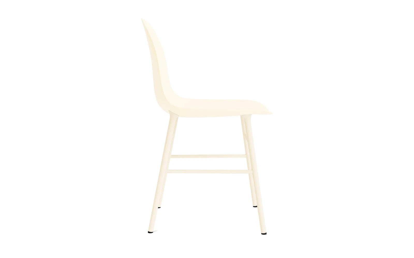 Form Stuhl Creme in  präsentiert im Onlineshop von KAQTU Design AG. Stuhl ist von Normann Copenhagen