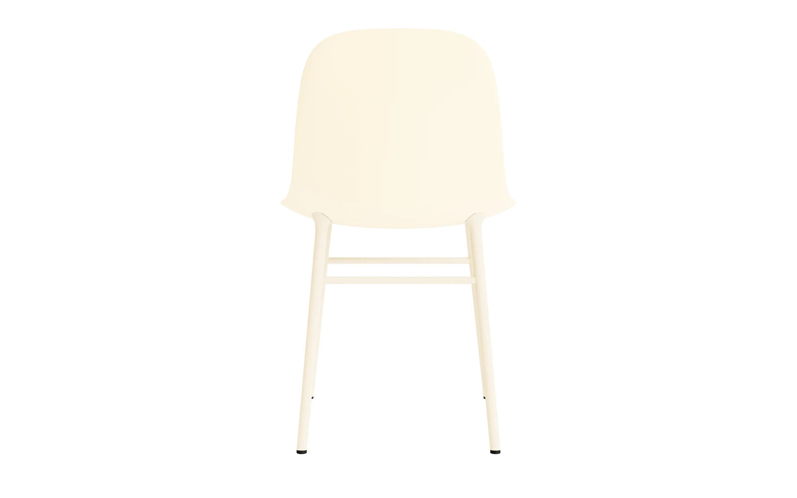 Form Stuhl Creme in  präsentiert im Onlineshop von KAQTU Design AG. Stuhl ist von Normann Copenhagen