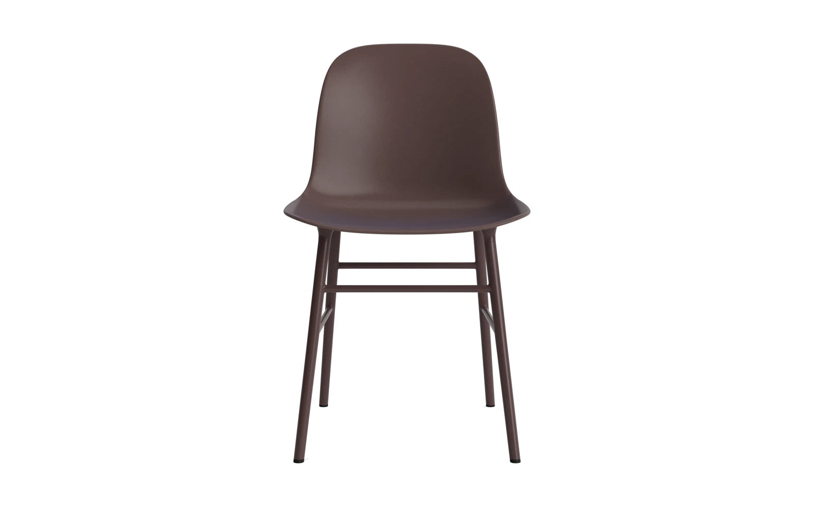 Form Stuhl Braun in  präsentiert im Onlineshop von KAQTU Design AG. Stuhl ist von Normann Copenhagen