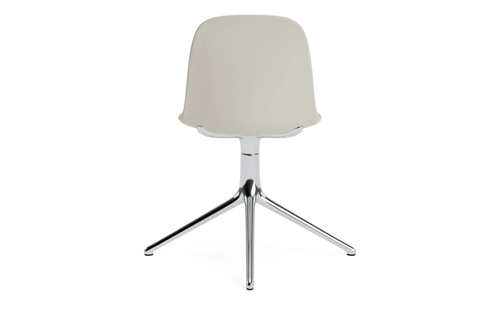 Form Drehstuhl Hellgrau/Aluminium in  präsentiert im Onlineshop von KAQTU Design AG. Drehstuhl ist von Normann Copenhagen