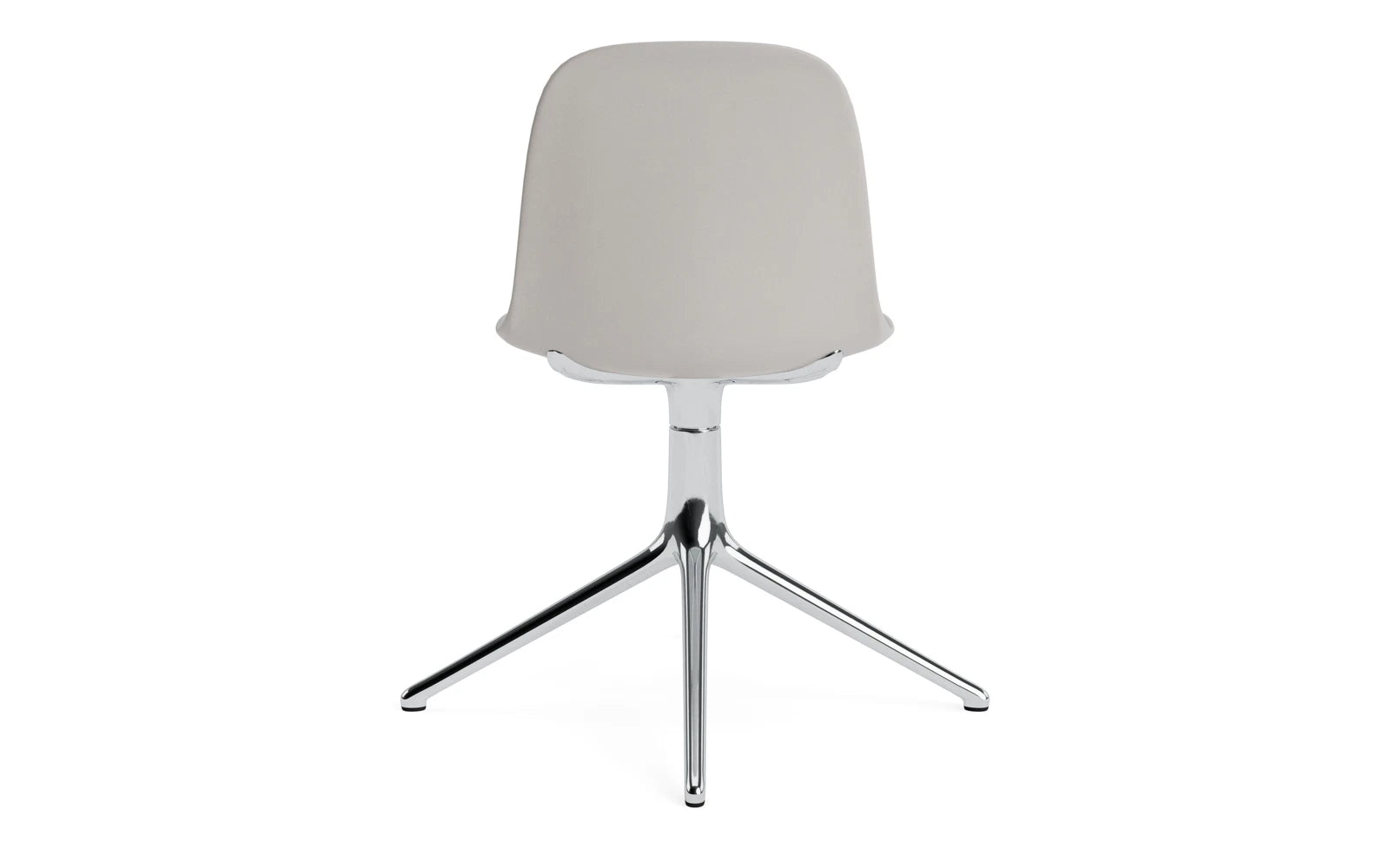 Form Drehstuhl Warmes Grau/Aluminium in  präsentiert im Onlineshop von KAQTU Design AG. Drehstuhl ist von Normann Copenhagen