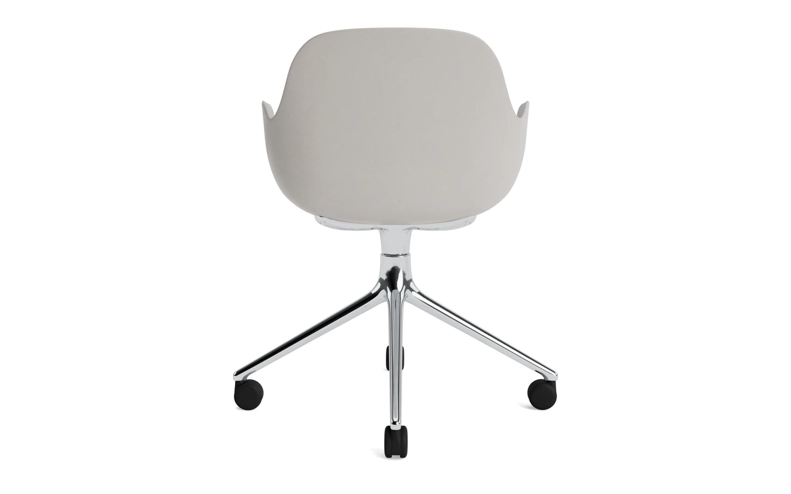 Form Drehsessel 4W Aluminium/Warmes grau in  präsentiert im Onlineshop von KAQTU Design AG. Sessel ist von Normann Copenhagen