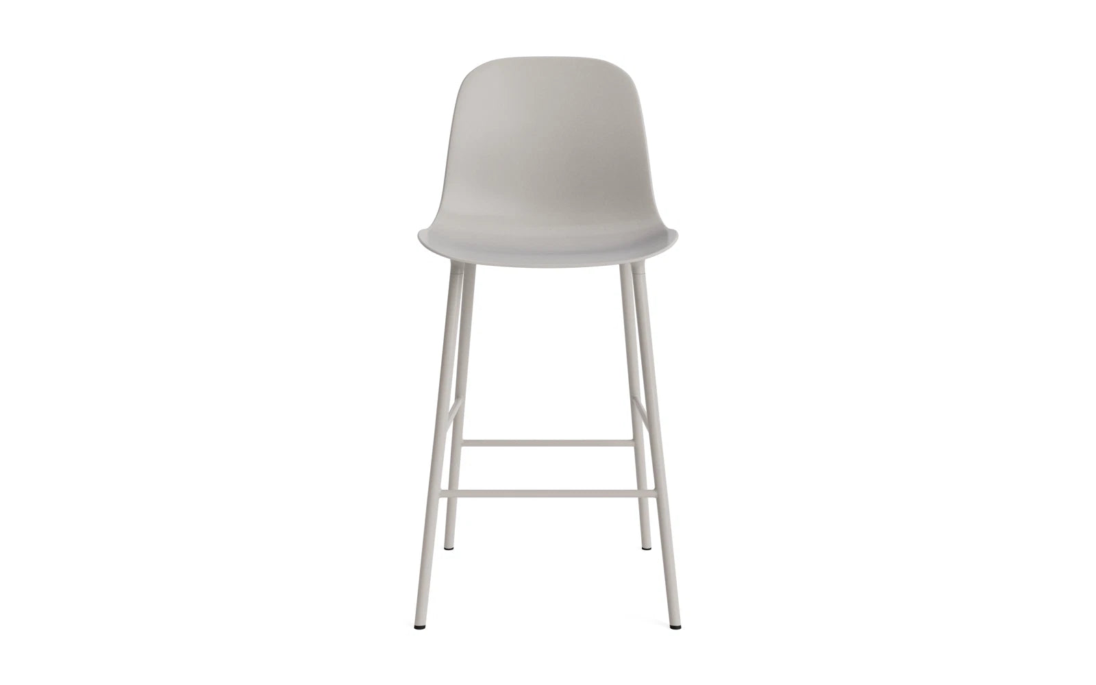 Form Barstuhl 65 cm Stahl/ Warmes grau in  präsentiert im Onlineshop von KAQTU Design AG. Barstuhl ist von Normann Copenhagen