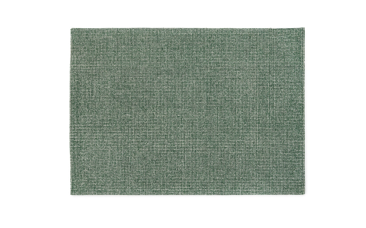 Handgetufteter Teppich Flick von Normann Copenhagen aus 100% Neuseeland Wolle in Off White und Braun, Grösse 170x240 cm.