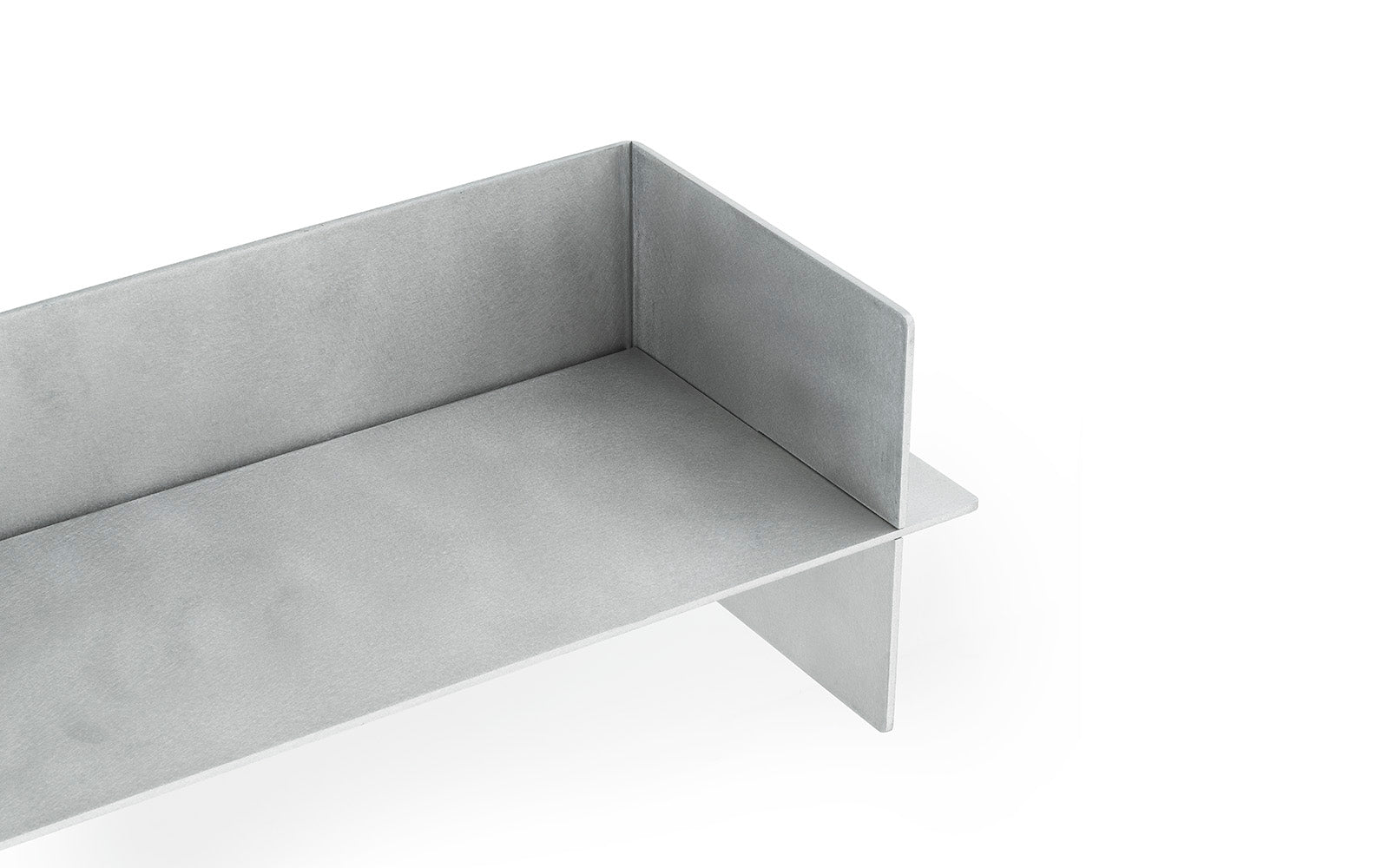 Alu Regal 80 cm in Aluminum präsentiert im Onlineshop von KAQTU Design AG. Wandregal ist von Normann Copenhagen