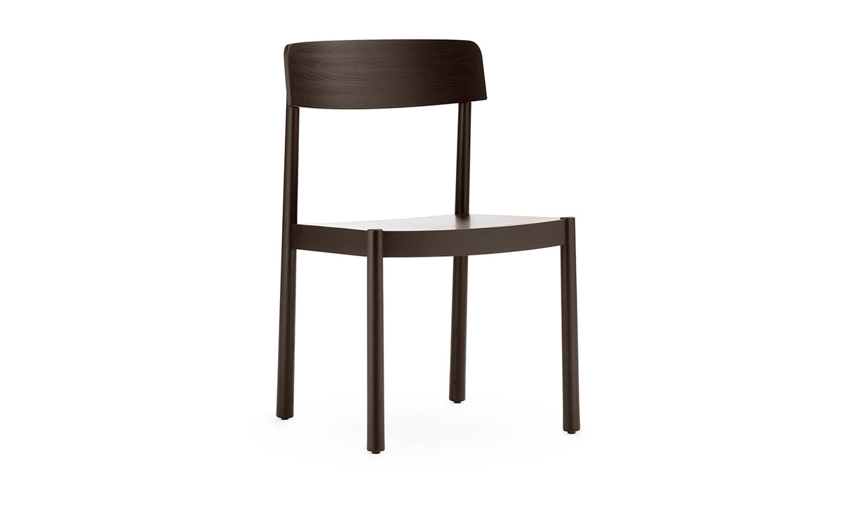 Timb Chair in Brown präsentiert im Onlineshop von KAQTU Design AG. Stuhl ist von Normann Copenhagen