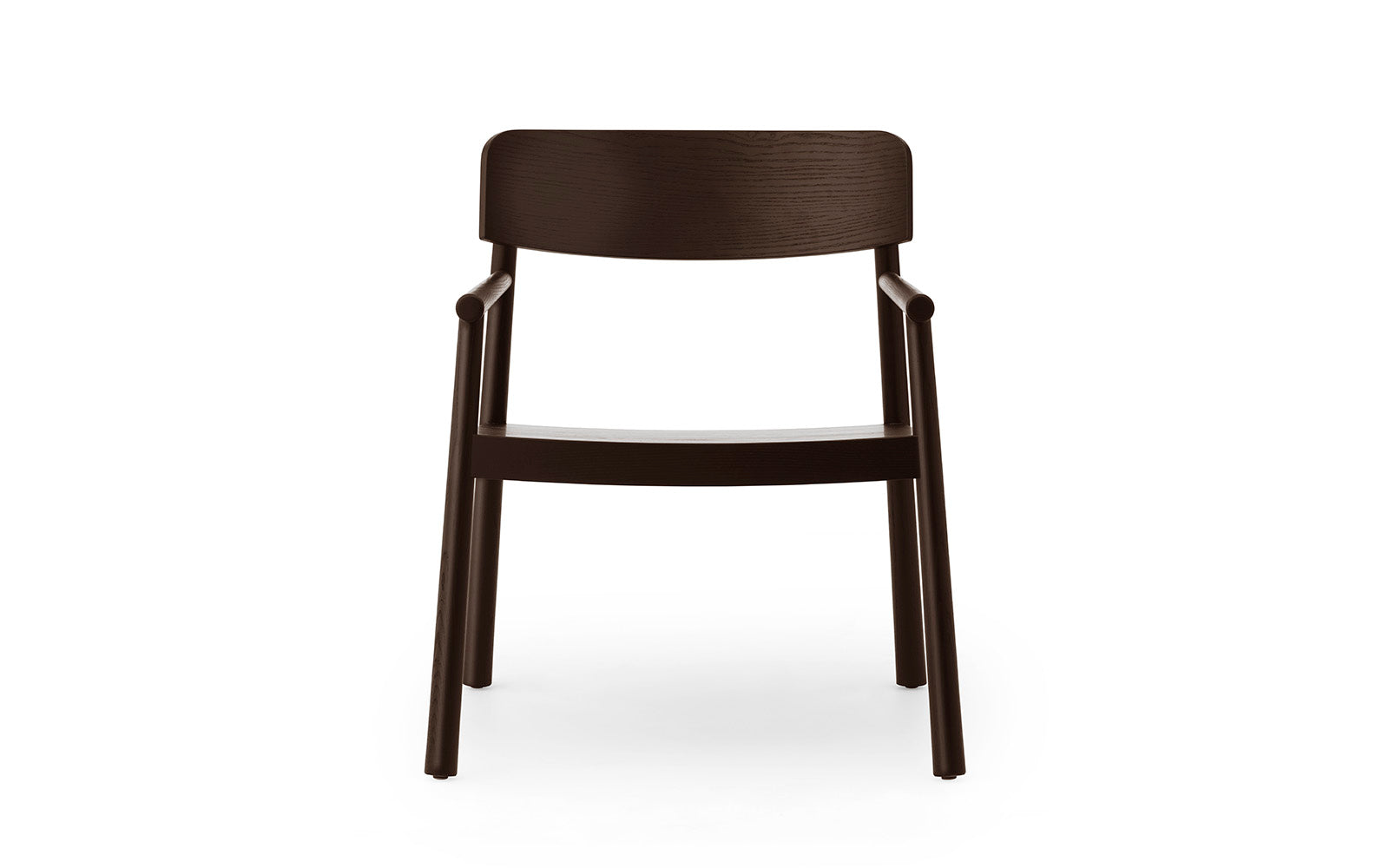 Timb Loungesessel in Brown präsentiert im Onlineshop von KAQTU Design AG. Sessel ist von Normann Copenhagen