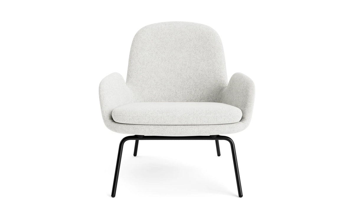 Era Lounge-Sessel niedrig schwarzer Stahl Hallingdal in Hallingdal 110 präsentiert im Onlineshop von KAQTU Design AG. Sessel ist von Normann Copenhagen