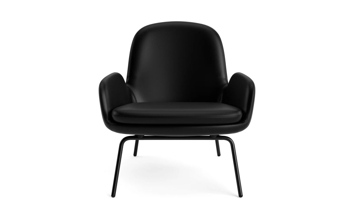 Era Lounge-Sessel niedrig schwarzer Stahl Ultra in Ultra 41599 präsentiert im Onlineshop von KAQTU Design AG. Sessel ist von Normann Copenhagen
