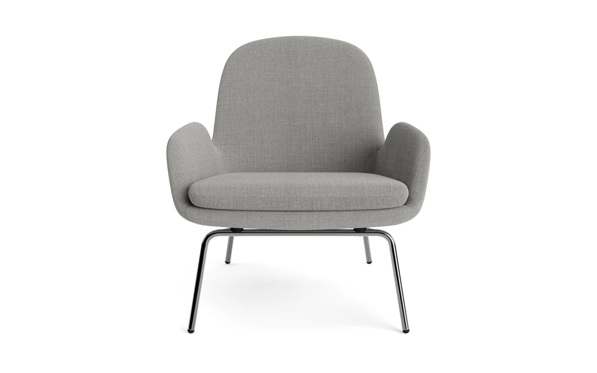 Era Lounge-Sessel niedrig Chrom Remix in Remix 133 präsentiert im Onlineshop von KAQTU Design AG. Sessel ist von Normann Copenhagen