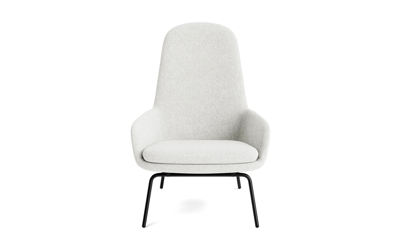 Era Lounge-Sessel hoch schwarzer Stahl Hallingdal in Hallingdal 110 präsentiert im Onlineshop von KAQTU Design AG. Sessel ist von Normann Copenhagen