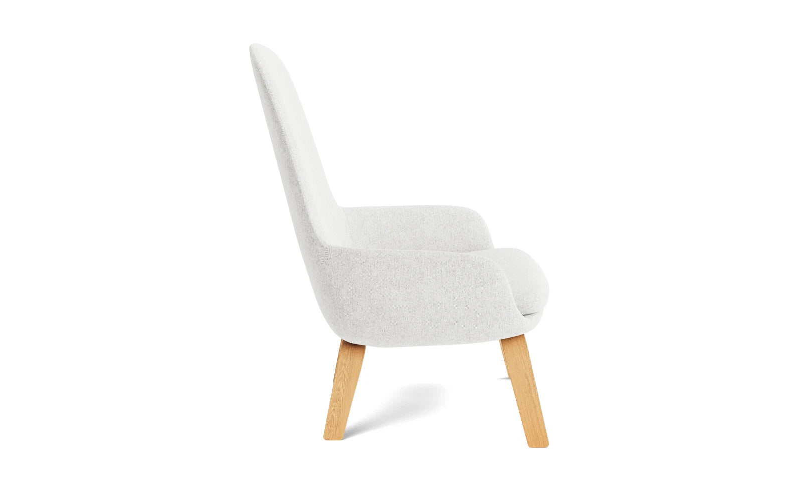 Era Lounge-Sessel hoch Eiche Hallingdal in Hallingdal 110 präsentiert im Onlineshop von KAQTU Design AG. Sessel ist von Normann Copenhagen