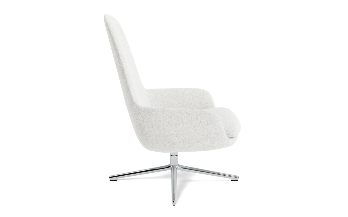 Era Lounge-Sessel hoch mit Drehgestell Aluminium Hallingdal in Hallingdal 110 präsentiert im Onlineshop von KAQTU Design AG. Drehsessel ist von Normann Copenhagen