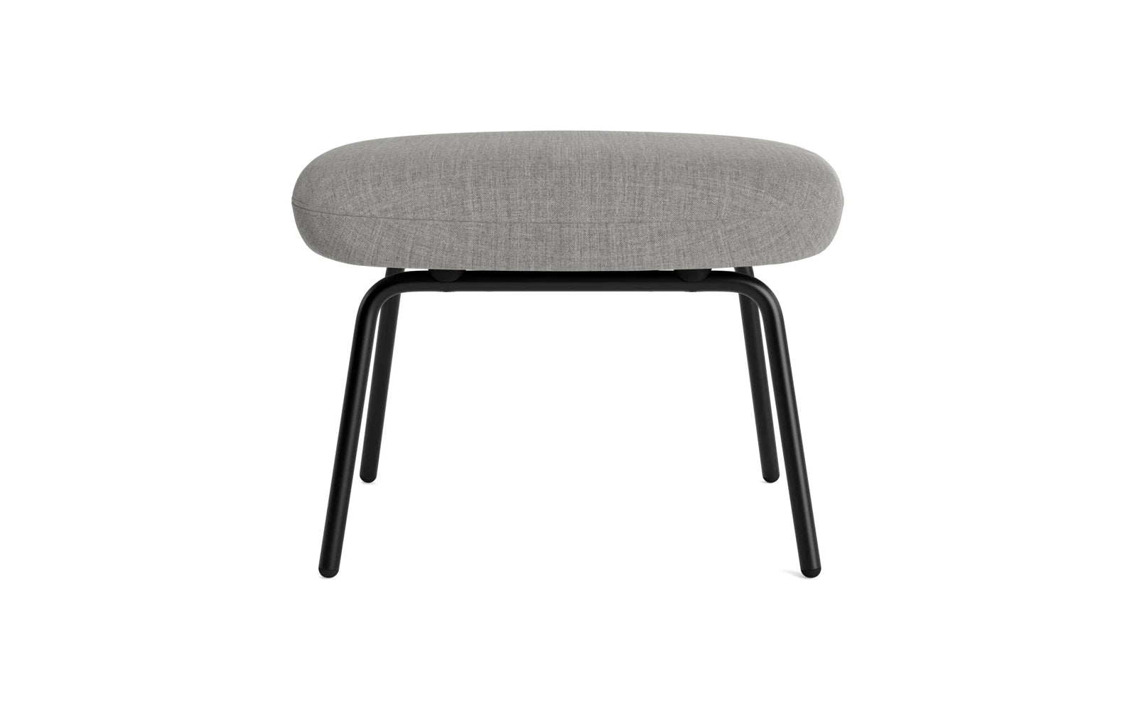 Era Fusshocker schwarzer Stahl Remix in Remix 133 präsentiert im Onlineshop von KAQTU Design AG. Ottoman ist von Normann Copenhagen