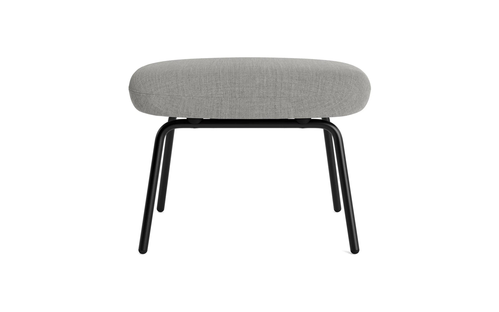 Era Fusshocker schwarzer Stahl Remix in Remix 133 präsentiert im Onlineshop von KAQTU Design AG. Ottoman ist von Normann Copenhagen