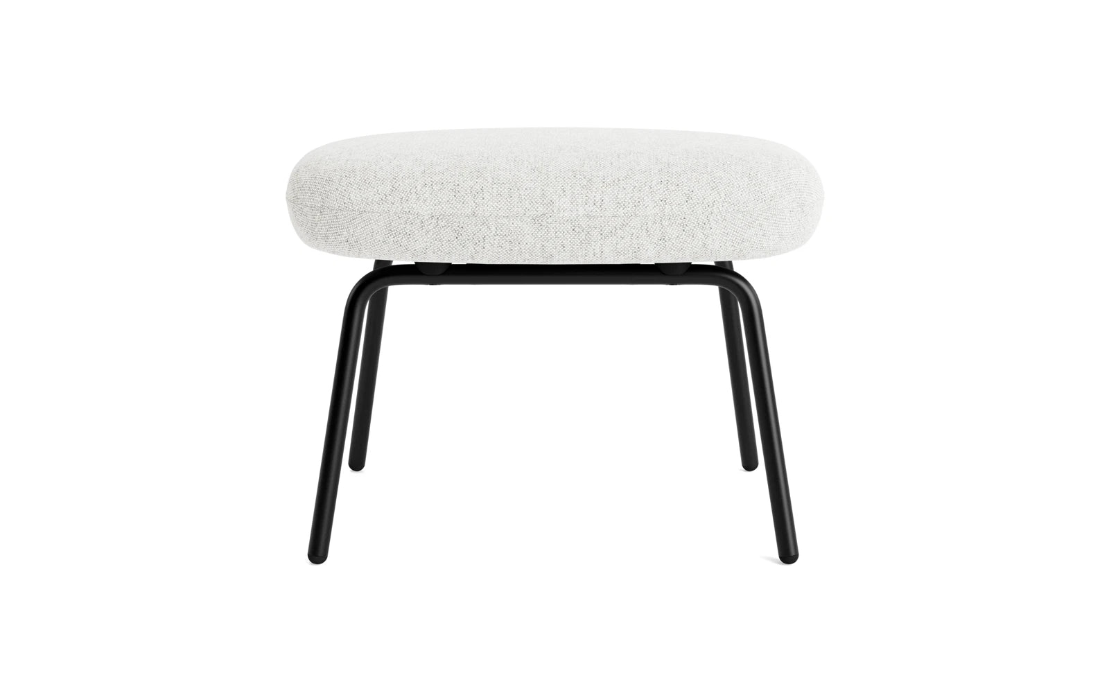 Era Fusshocker schwarzer Stahl Hallingdal in Hallingdal 110 präsentiert im Onlineshop von KAQTU Design AG. Ottoman ist von Normann Copenhagen