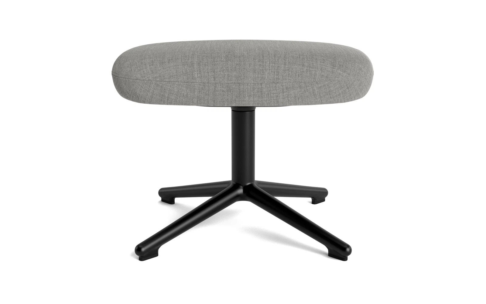 Era Fusshocker Swivel schwarzer  Alu Remix in Remix 133 präsentiert im Onlineshop von KAQTU Design AG. Ottoman ist von Normann Copenhagen