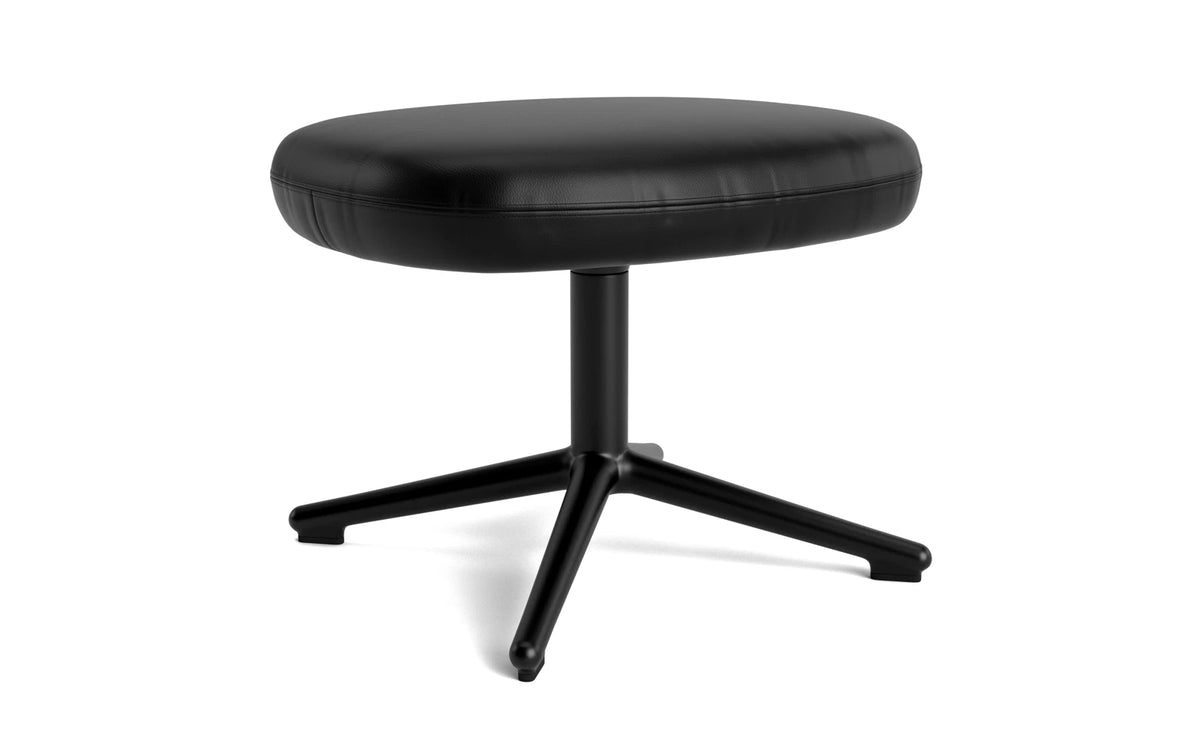 Era Fusshocker Swivel schwarzer Alu Ultra in Ultra 41599 präsentiert im Onlineshop von KAQTU Design AG. Ottoman ist von Normann Copenhagen
