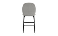 Ace Barstuhl 65 cm gepolstert Schwarz Stahl