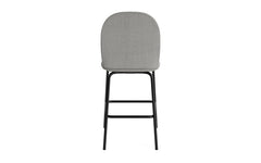 Ace Barstuhl 65 cm gepolstert Schwarz Stahl