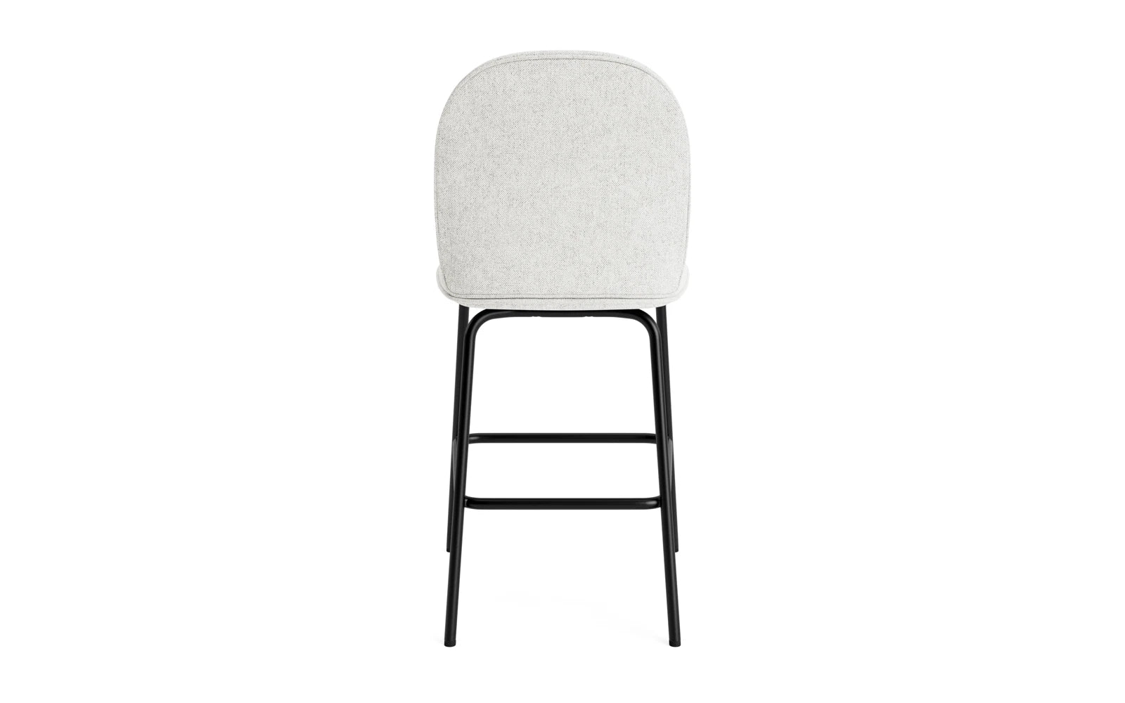 Ace Barstuhl 65 cm gepolstert, Schwarz Stahl, Hallingdal in Hallingdal 110 präsentiert im Onlineshop von KAQTU Design AG. Barstuhl ist von Normann Copenhagen