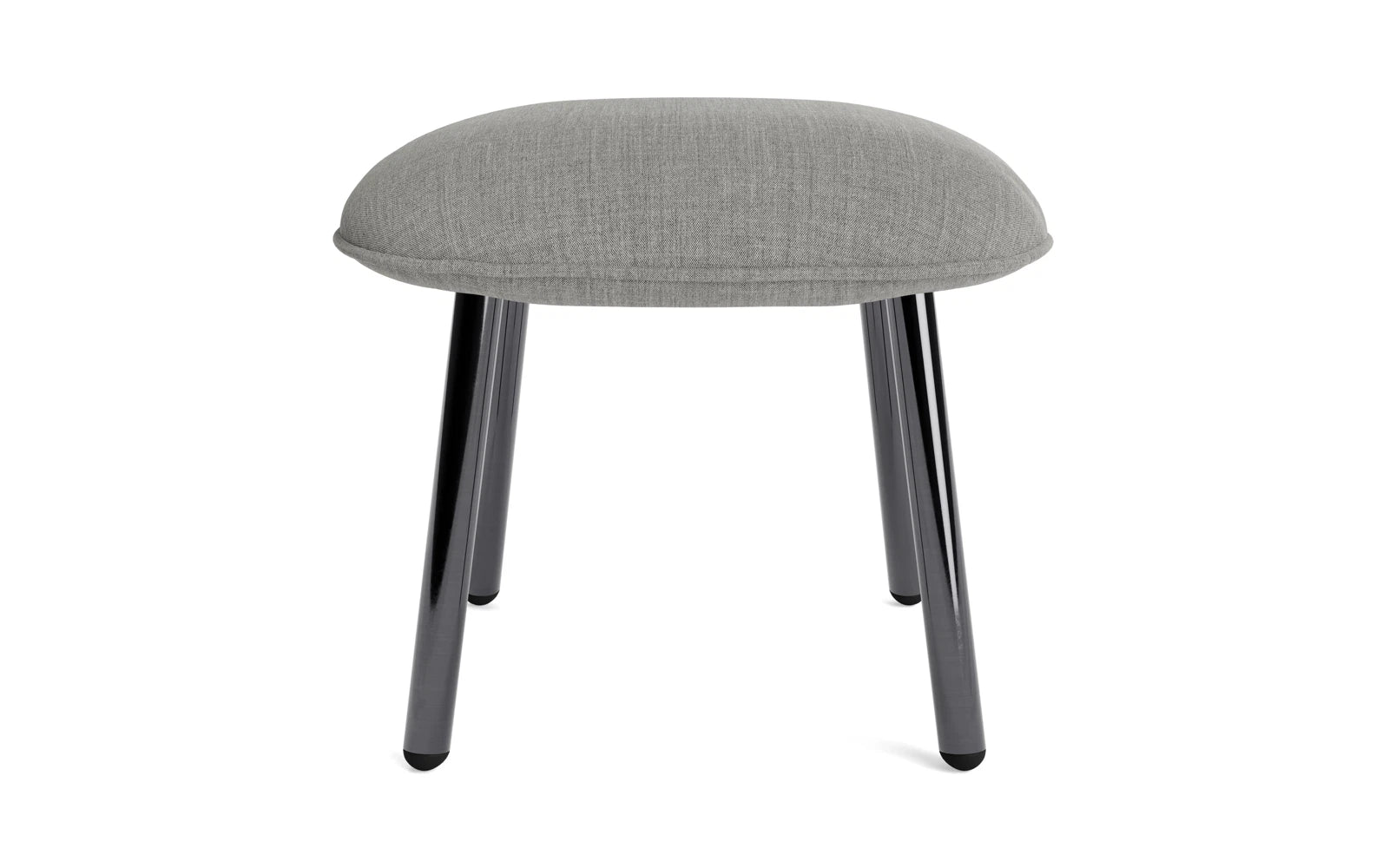 Ace Fusshocker schwarzes Metallic Stahl Remix in Remix 133 präsentiert im Onlineshop von KAQTU Design AG. Ottoman ist von Normann Copenhagen