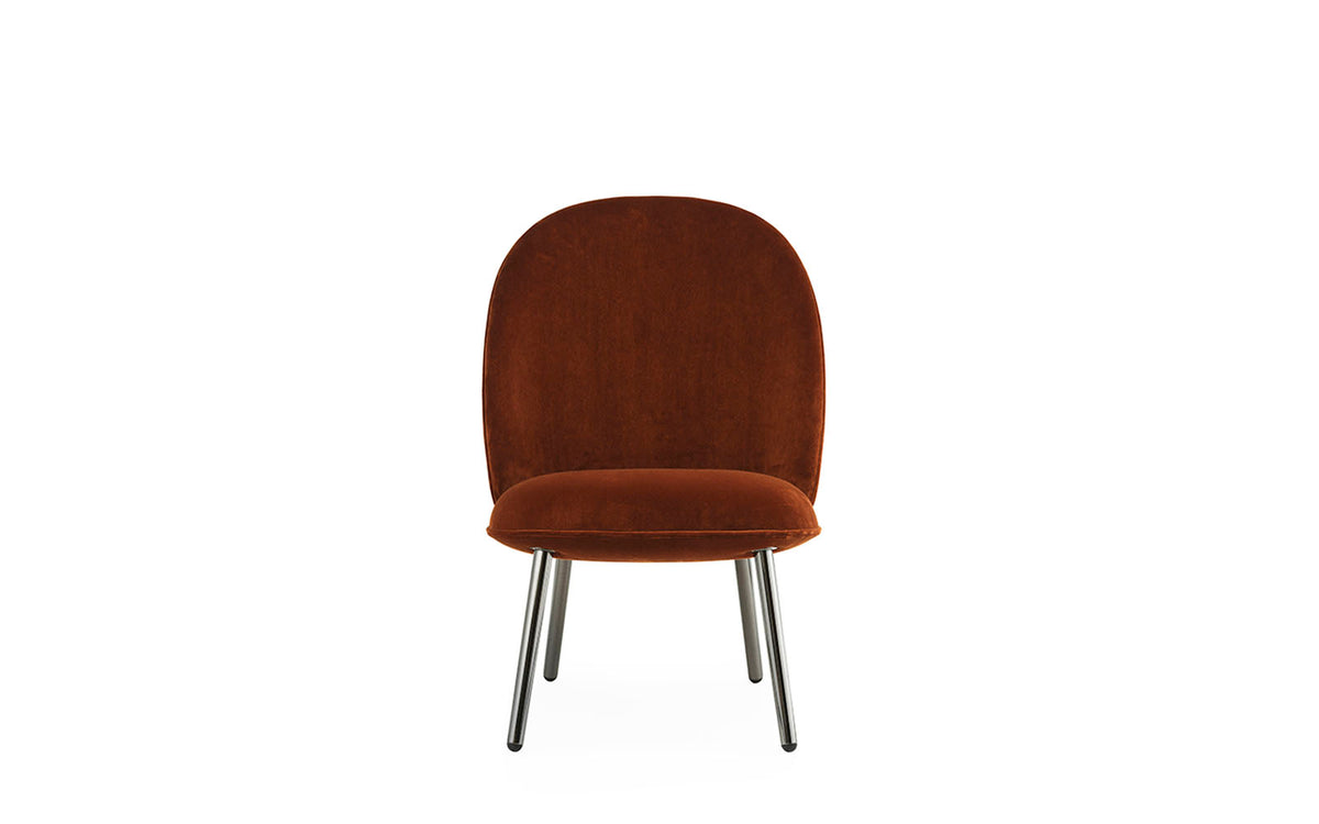 Ace Lounge-Sessel schwarzes Metallic City Velvet in City Velvet Vol. 2 027 präsentiert im Onlineshop von KAQTU Design AG. Sessel ist von Normann Copenhagen