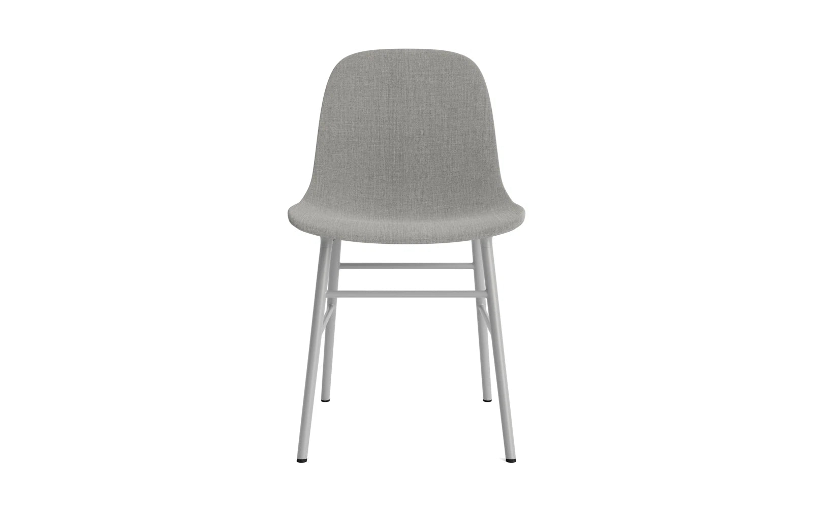 Form Stuhl gepolstert Grau Stahl Remix in Remix 133 präsentiert im Onlineshop von KAQTU Design AG. Stuhl ist von Normann Copenhagen