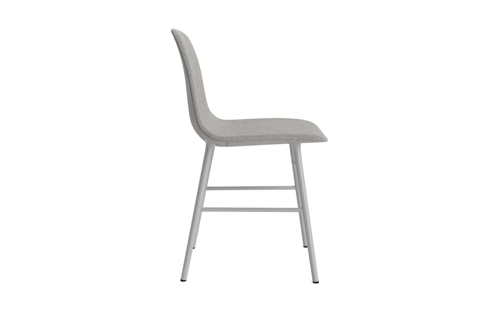 Form Stuhl gepolstert Grau Stahl Remix in Remix 133 präsentiert im Onlineshop von KAQTU Design AG. Stuhl ist von Normann Copenhagen