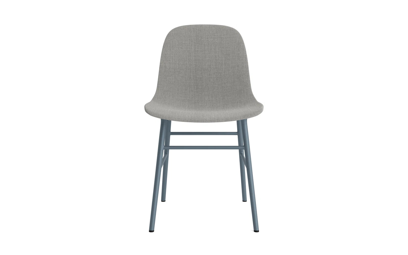 Form Stuhl gepolstert Blau Stahl Remix in Remix 133 präsentiert im Onlineshop von KAQTU Design AG. Stuhl ist von Normann Copenhagen