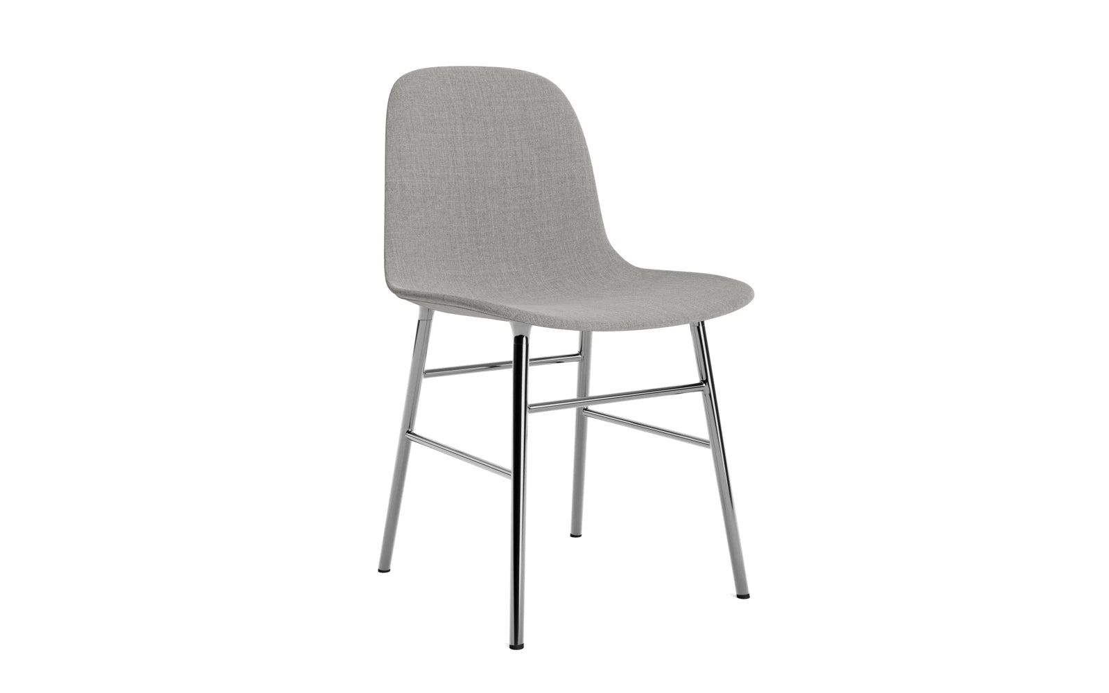 Form Stuhl gepolstert chrome Remix in Remix 133 präsentiert im Onlineshop von KAQTU Design AG. Stuhl ist von Normann Copenhagen