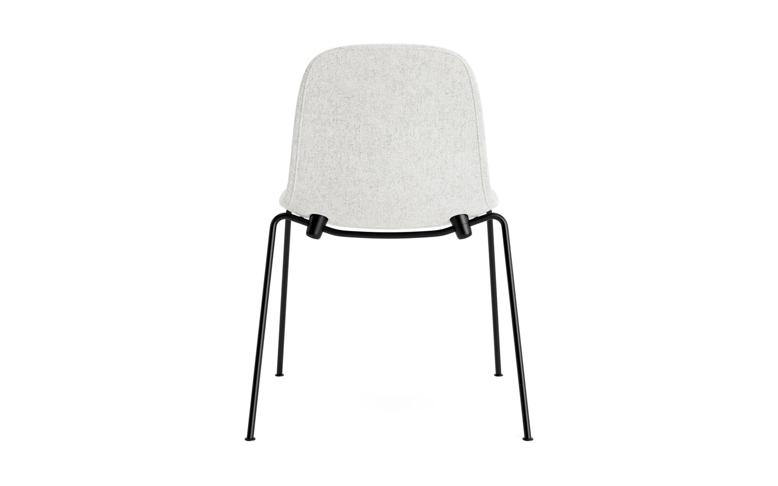 Form Stapelstuhl schwarzes stahl gepolstert Hallingdal in Hallingdal 110 präsentiert im Onlineshop von KAQTU Design AG. Stuhl ist von Normann Copenhagen