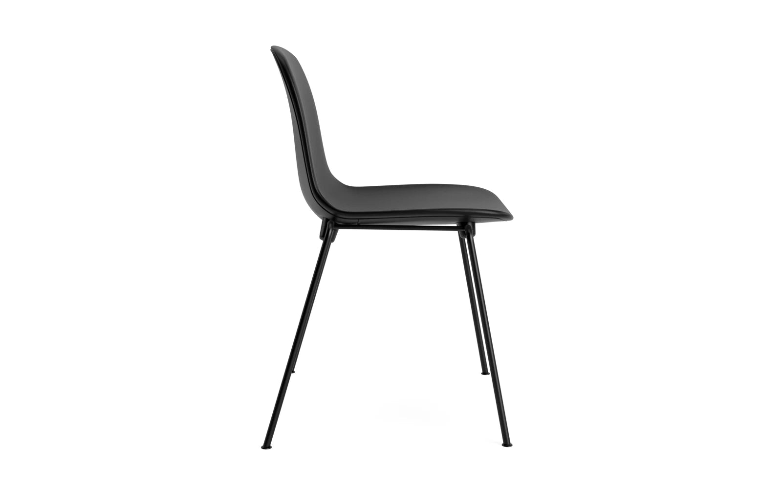 Form Stapelstuhl schwarzes stahl gepolstert Ultra in Ultra 41599 präsentiert im Onlineshop von KAQTU Design AG. Stuhl ist von Normann Copenhagen