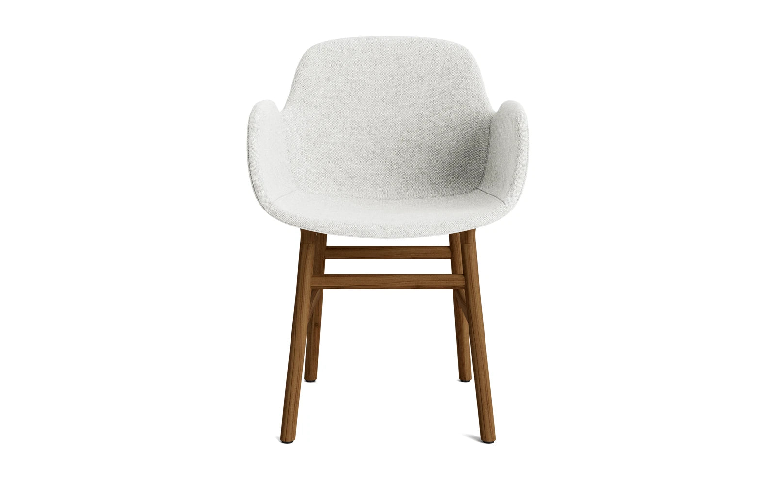 Form Lehnstuhl gepolstert Walnuss Hallingdal in Hallingdal 110 präsentiert im Onlineshop von KAQTU Design AG. Stuhl mit Armlehne ist von Normann Copenhagen