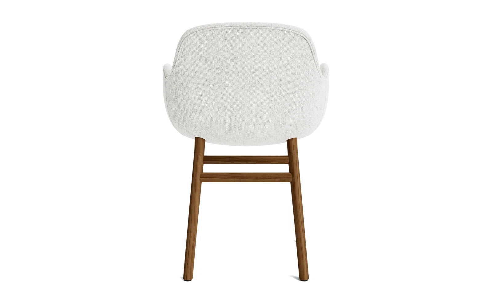 Form Lehnstuhl gepolstert Walnuss Hallingdal in Hallingdal 110 präsentiert im Onlineshop von KAQTU Design AG. Stuhl mit Armlehne ist von Normann Copenhagen