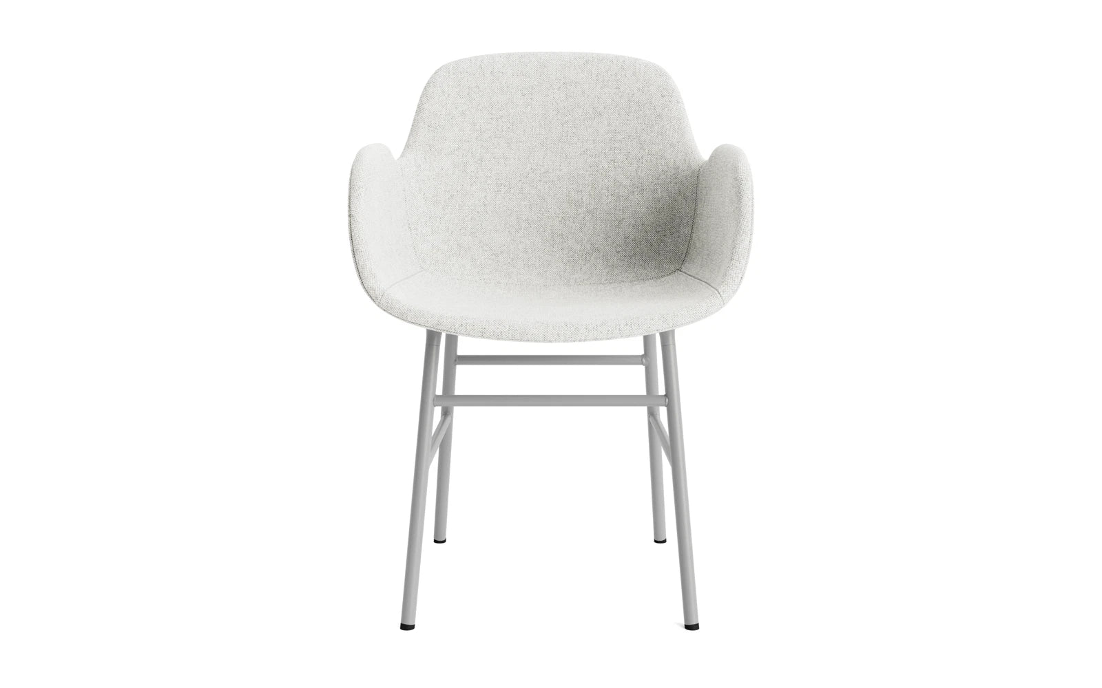 Form Lehnstuhl gepolstert Grau Stahl Hallingdal in Hallingdal 110 präsentiert im Onlineshop von KAQTU Design AG. Stuhl mit Armlehne ist von Normann Copenhagen