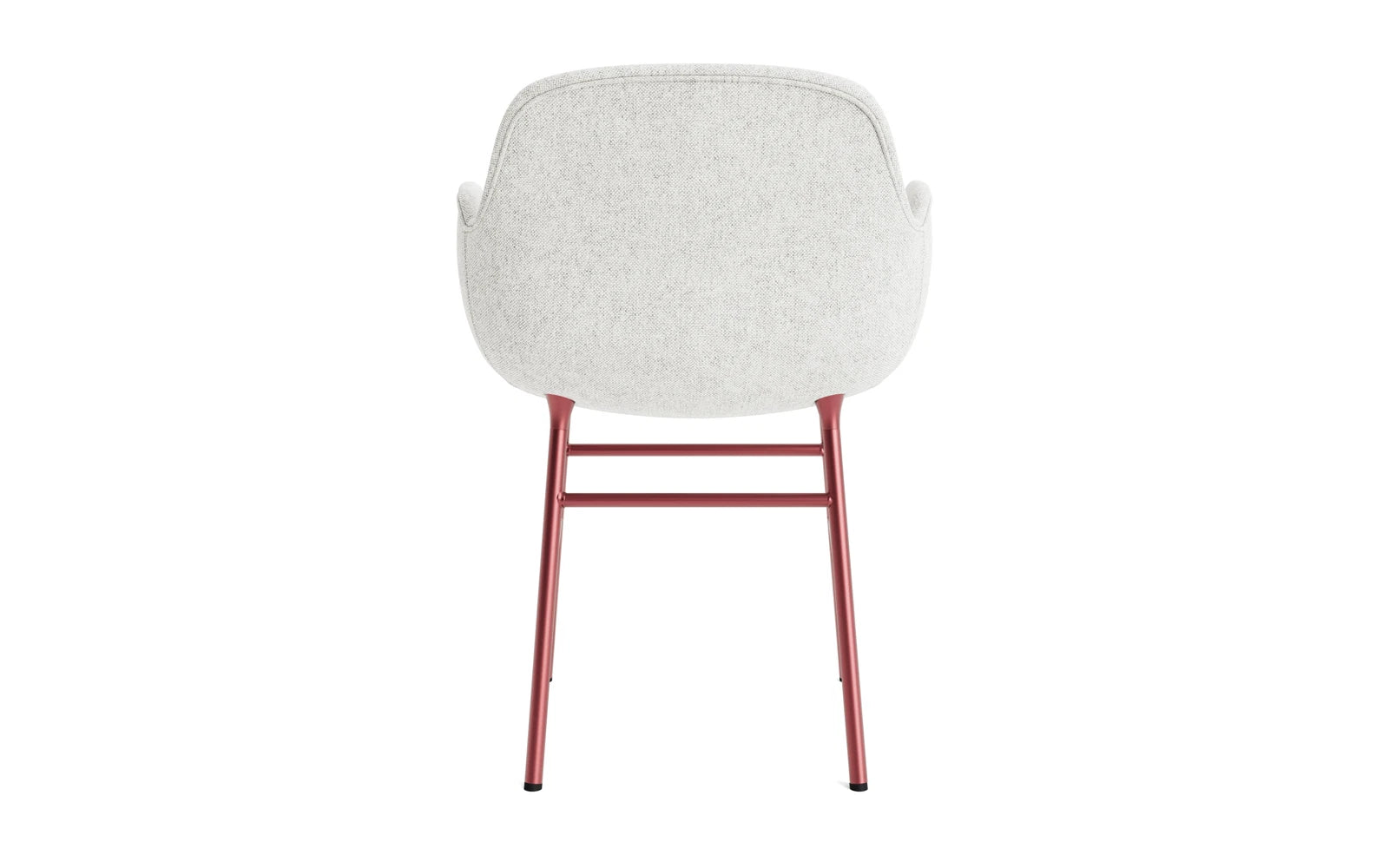 Form Lehnstuhl gepolstert Rot Stahl Hallingdal in Hallingdal 110 präsentiert im Onlineshop von KAQTU Design AG. Stuhl mit Armlehne ist von Normann Copenhagen