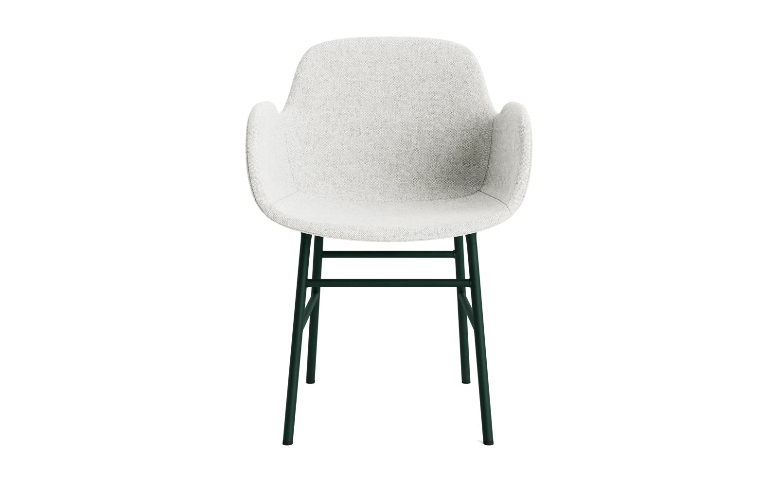 Form Lehnstuhl gepolstert Grün Stahl Hallingdal in Hallingdal 110 präsentiert im Onlineshop von KAQTU Design AG. Stuhl mit Armlehne ist von Normann Copenhagen
